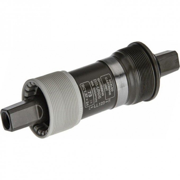 Каретка SHIMANO UN26, 73/122.5(LL123), без болтов, без упаковки ABBUN26C23X Каретка SHIMANO UN26, 73/122.5(LL123), без болтов, без упаковки ABBUN26C23X