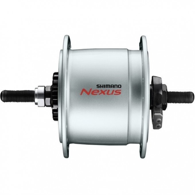 Втулка динамо SHIMANO, 6V 3.0W, 32 отверстия, 100X140 мм, под гайки, серебристая, ADHC30003NNBS Втулка динамо SHIMANO, 6V 3.0W, 32 отверстия, 100X140 мм, под гайки, серебристая, ADHC30003NNBS
