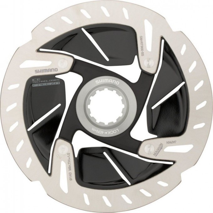 Тормозной диск SHIMANO RT900, 140 мм, CENTER LOCK RING ISMRT900SS Тормозной диск SHIMANO RT900, 140 мм, CENTER LOCK RING ISMRT900SS