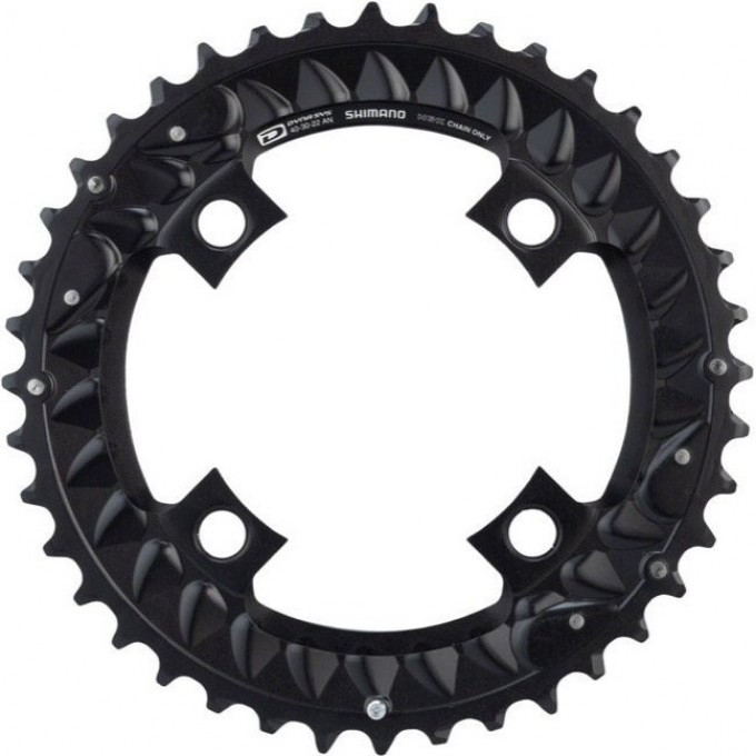 Звезда передняя SHIMANO DEORE, для M6000, 40T-AN, черный Y1WC98020 Звезда передняя SHIMANO DEORE, для M6000, 40T-AN, черный Y1WC98020
