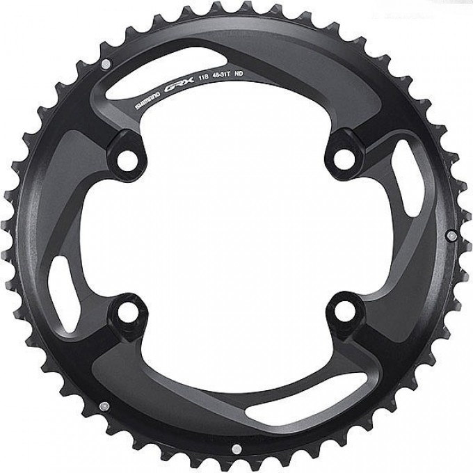 Звезда передняя SHIMANO GRX, для FC-RX810-2, 48T-ND для 48-31T Y0JR98010 Звезда передняя SHIMANO GRX, для FC-RX810-2, 48T-ND для 48-31T Y0JR98010